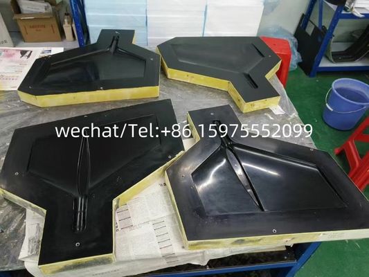 Epoxy paste ZK5200A/B,very easily shaped and CNC machined,used for model and mold of UAV